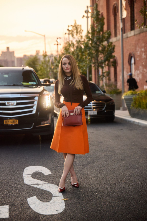 Joey King at Tory Burch Fashion Show in New York 1