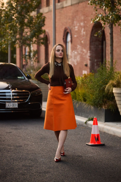 Joey King at Tory Burch Fashion Show in New York 6