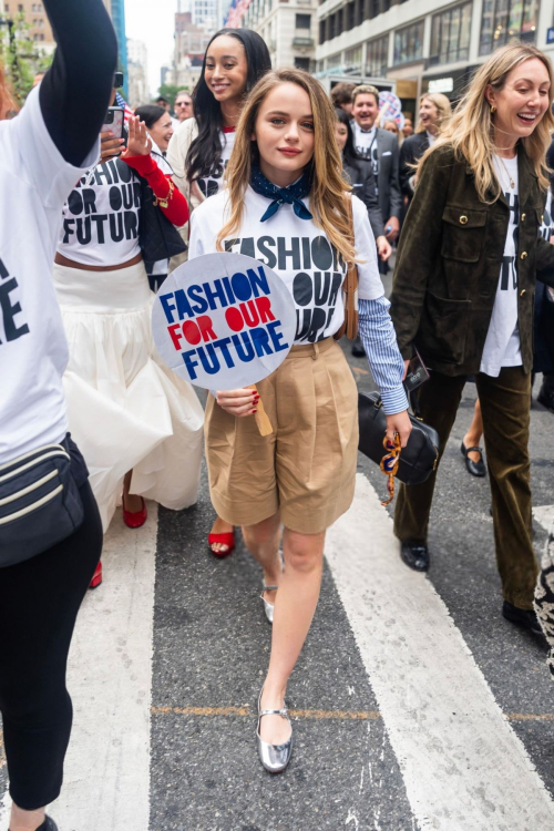 Joey King HQ at Fashion For Our Future March New York 1