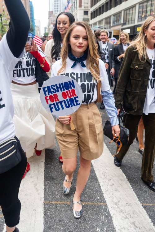 Joey King HQ at Fashion For Our Future March New York 3