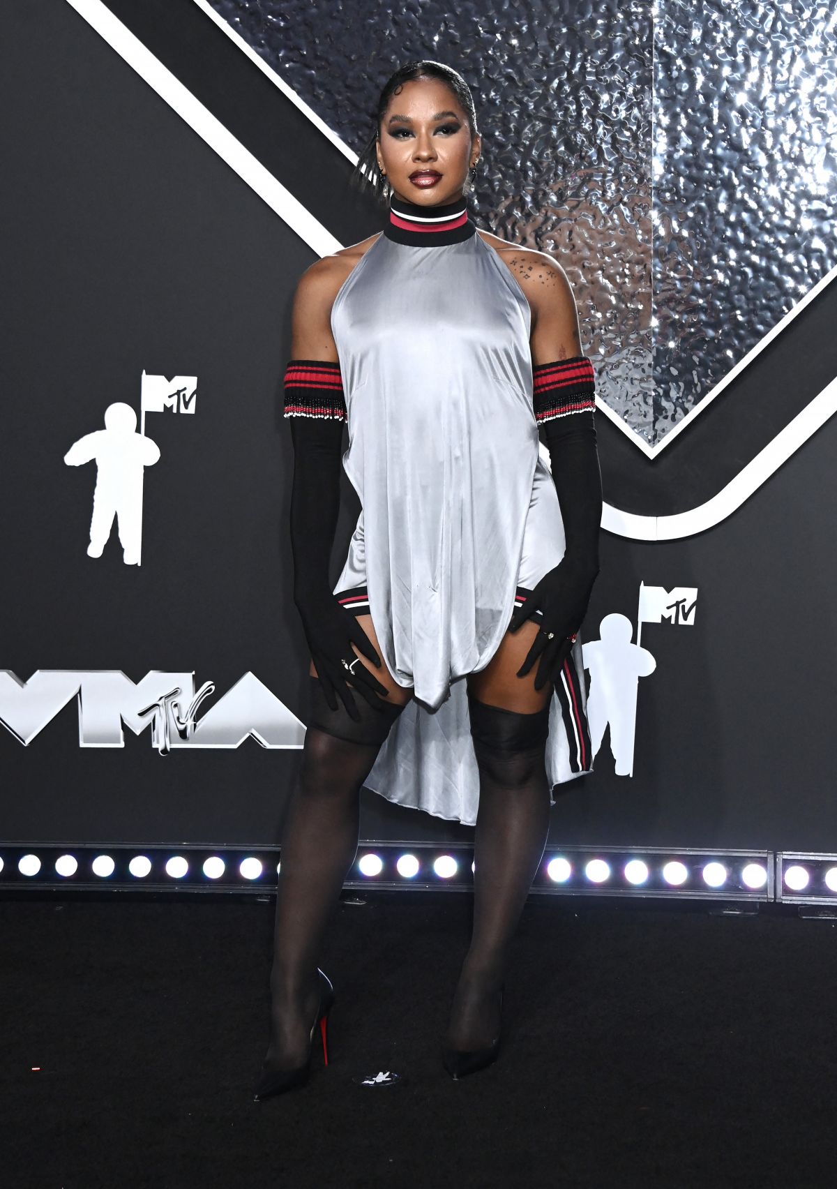 Jordan Chiles at 2024 MTV Video Music Awards in New York