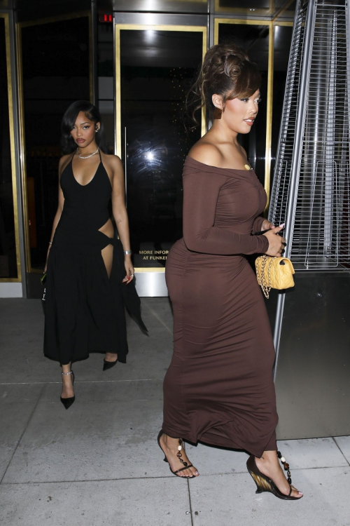 Jordyn and Jodie Woods Leaving Funke Restaurant in Los Angeles 4