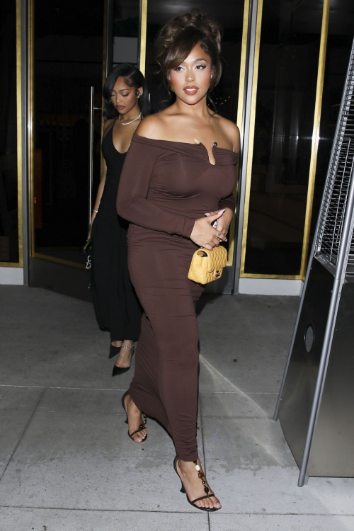 Jordyn and Jodie Woods Leaving Funke Restaurant in Los Angeles 6