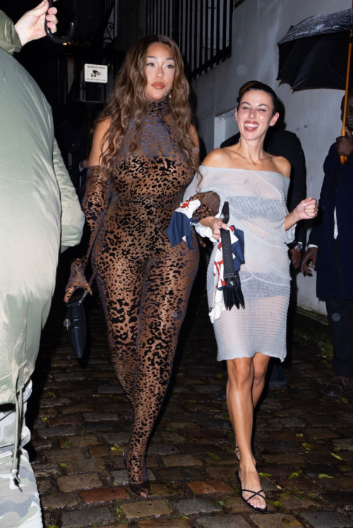 Jordyn Woods and Victoria Villaroel Leave Rosalia’s Birthday Bash, September 2024 2