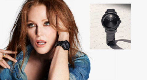 Julianne Moore for Movado Watch Campaign 2024 1