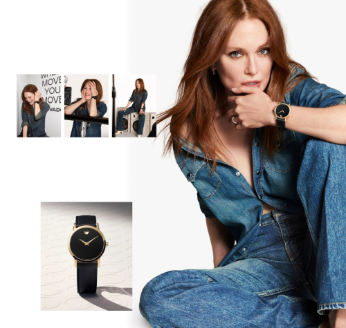 Julianne Moore for Movado Watch Campaign 2024 2