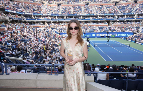 Kaitlyn Dever at 2024 US Open with Maestro Dobel Tequila in New York 1