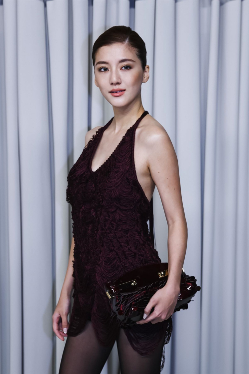 Karena Ng at Ferragamo Show at Milan Fashion Week 2