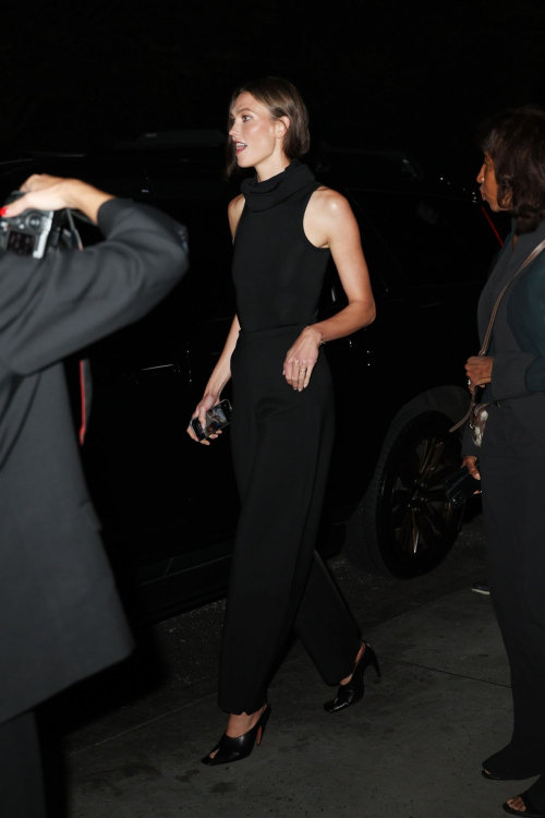 Karlie Kloss arrives at Alaia Fashion Show at New York Fashion Week 3