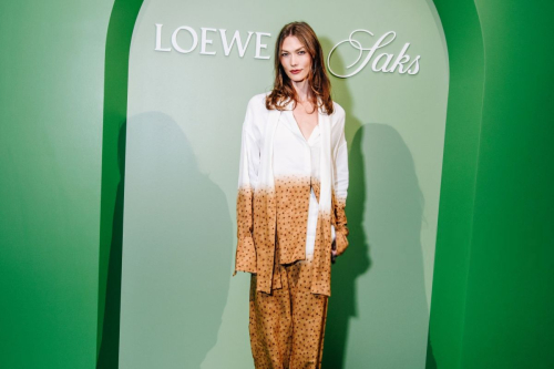 karlie kloss at saks x loewe dinner at nyfw in new york 3