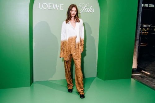 karlie kloss at saks x loewe dinner at nyfw in new york 5