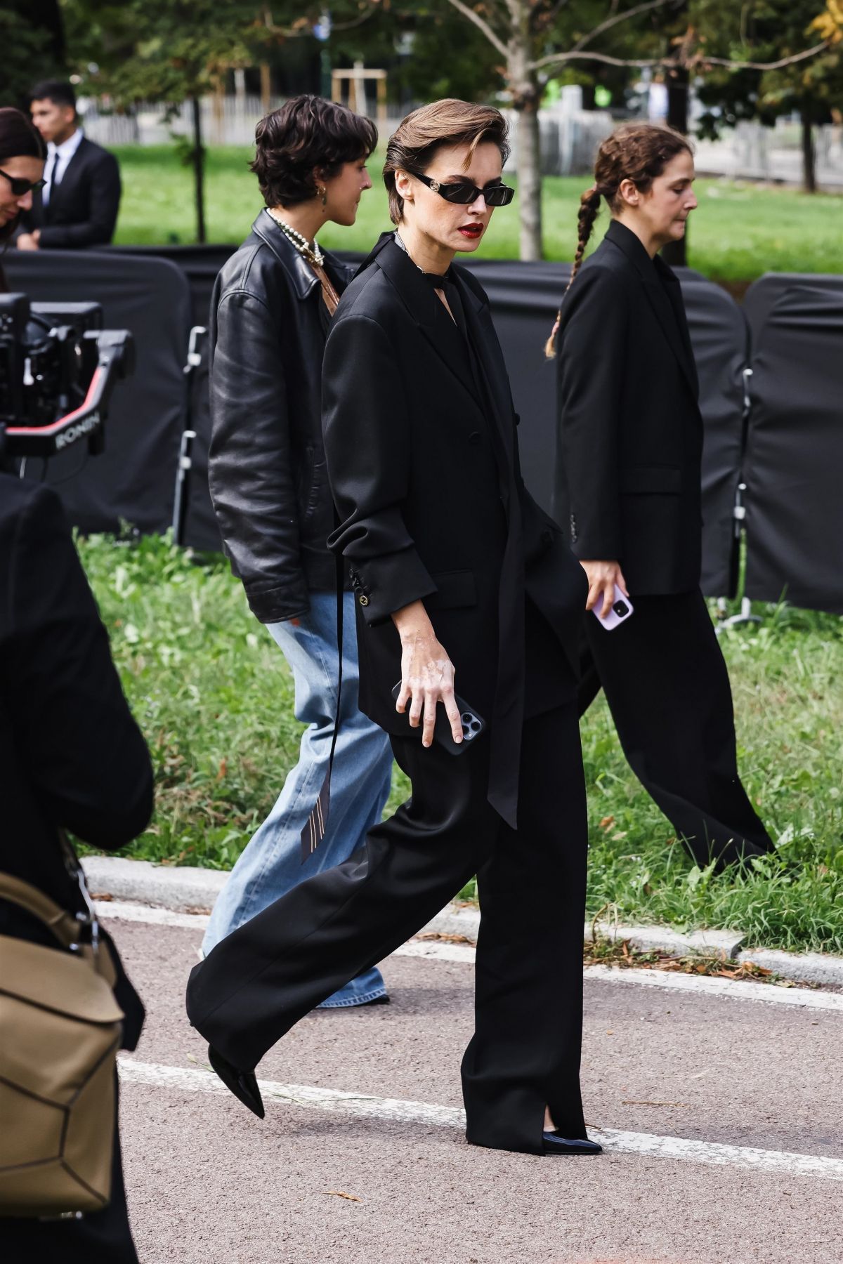 Kasia Smutniak Arrives at Gucci Show Milan Fashion Week, September 2024