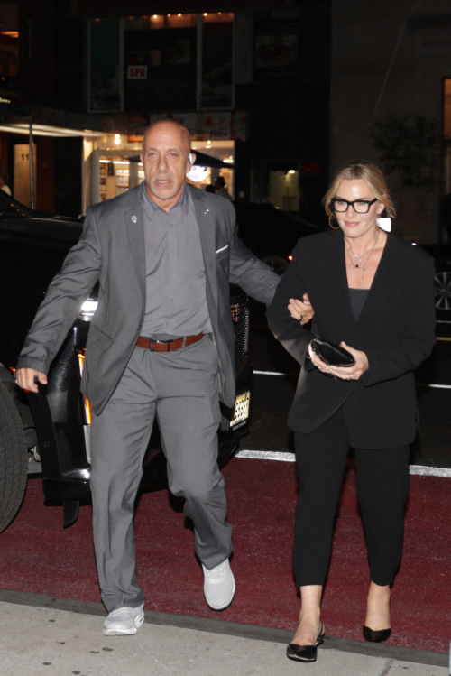 Kate Winslet Leaves Late Show with Stephen Colbert, September 2024 1