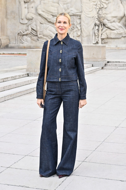 Kelly Rutherford Arrives at Elie Saab Show, Paris Fashion Week, September 2024 2