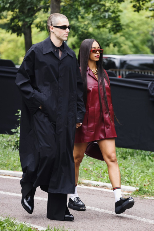 Kelsey Lu Arrives at Gucci Show Milan Fashion Week, September 2024