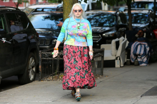 Kristen Bateman Arrives at Collina Strada Fashion Show at NYFW in New York 2