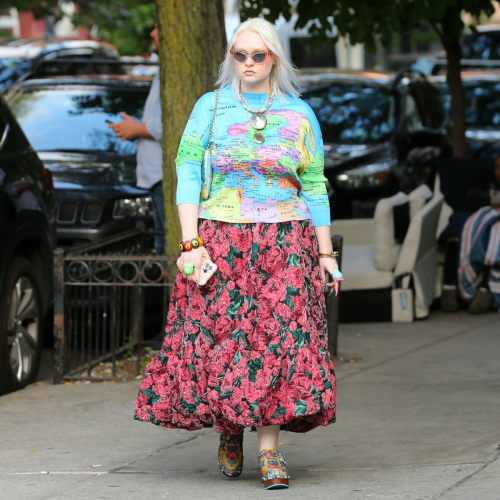 Kristen Bateman Arrives at Collina Strada Fashion Show at NYFW in New York 3