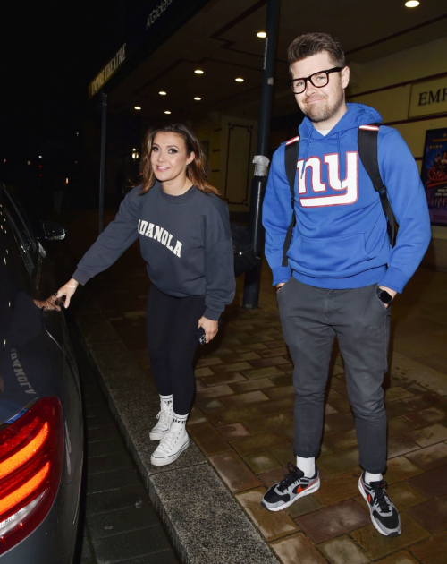 Kym Marsh and Samuel Thomas Leave Empire Theatre in Liverpool, September 2024 4