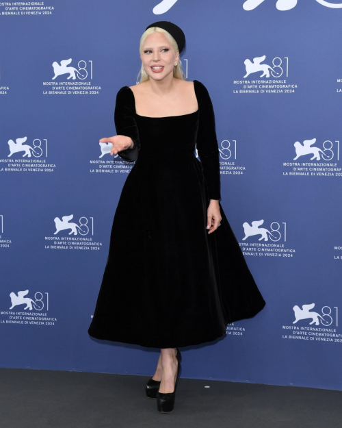 Lady Gaga at Joker Folie a Deux Photocall Venice Film Festival 9