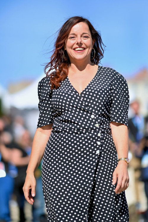 Laure Calamy at Une Amie Devouee Photocall at La Rochelle Fiction Festival 2