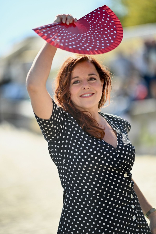 Laure Calamy at Une Amie Devouee Photocall at La Rochelle Fiction Festival 3