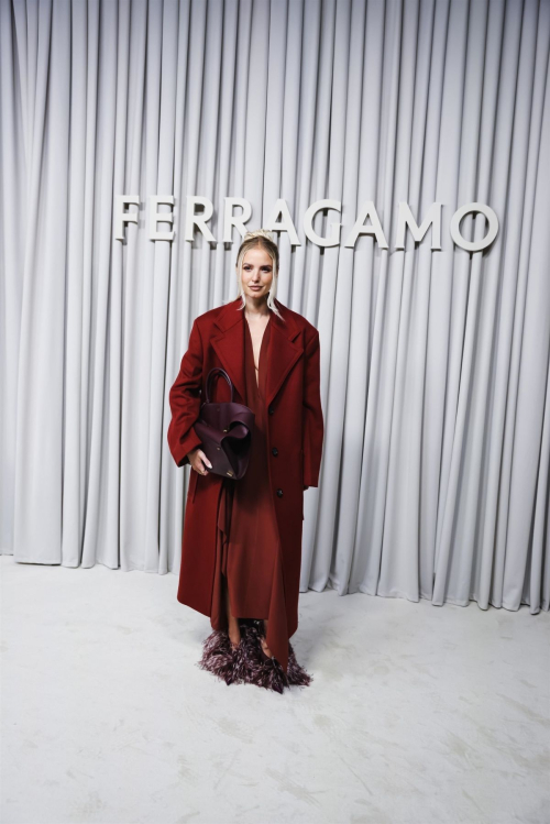 Leonie Hanne at Ferragamo Show at Milan Fashion Week 1