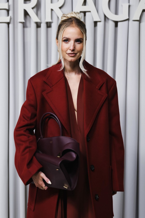 Leonie Hanne at Ferragamo Show at Milan Fashion Week 2