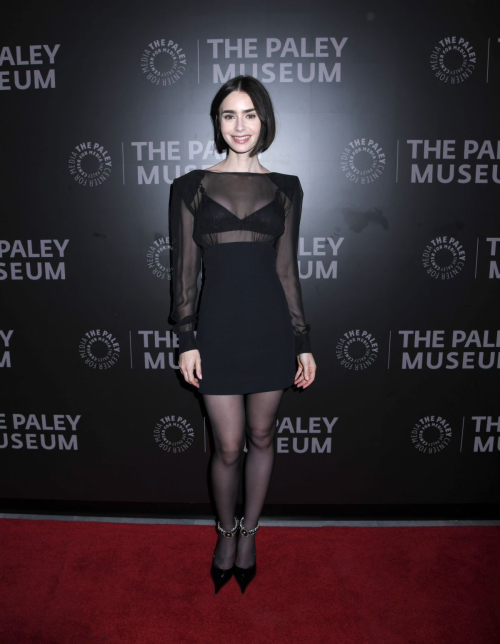 Lily Collins at Emily in Paris Screening at Paley Center in New York 5