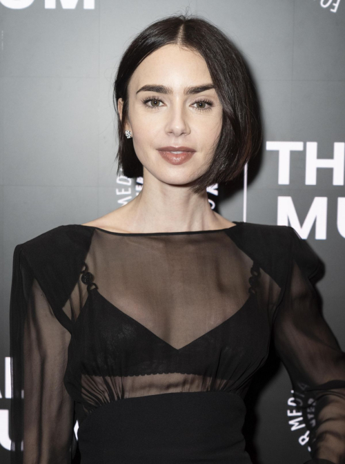 Lily Collins at Emily in Paris Screening at Paley Center in New York 6