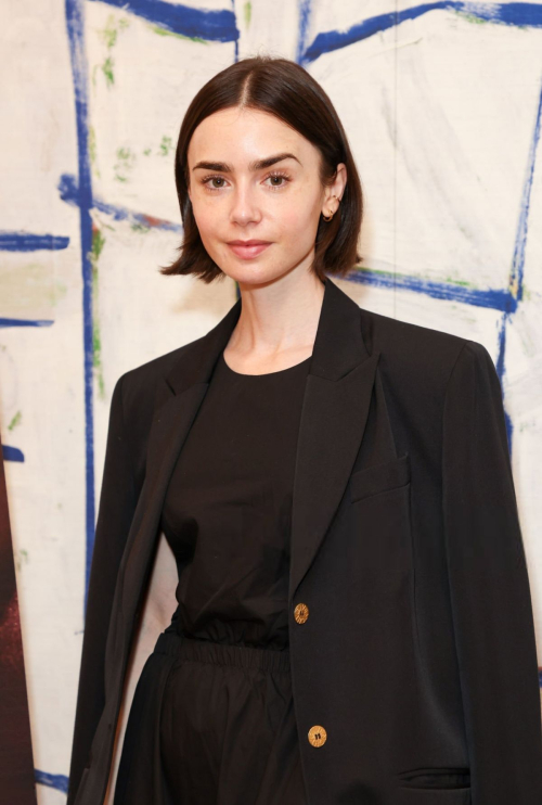 Lily Collins at His Three Daughters Special Screening, London 2024 4