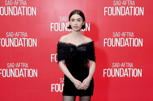 Lily Collins at SAG-AFTRA Foundation Conversation for Emily in Paris in New York 5