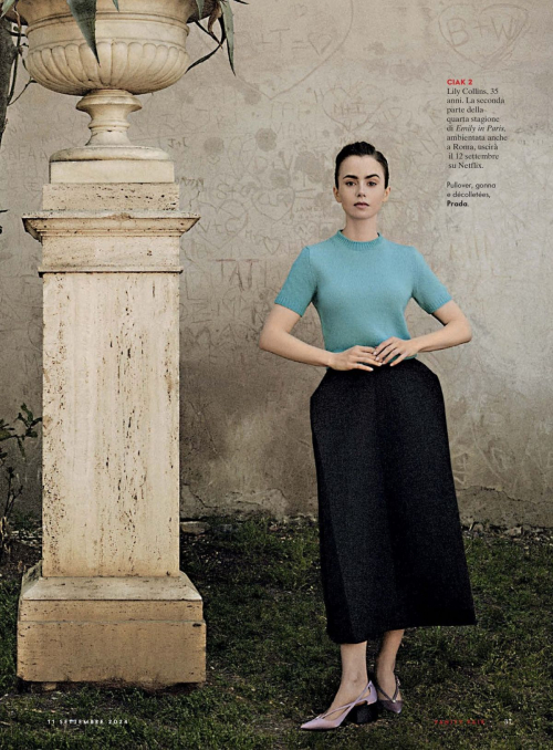 Lily Collins in Vanity Fair Italy, September 2024 5