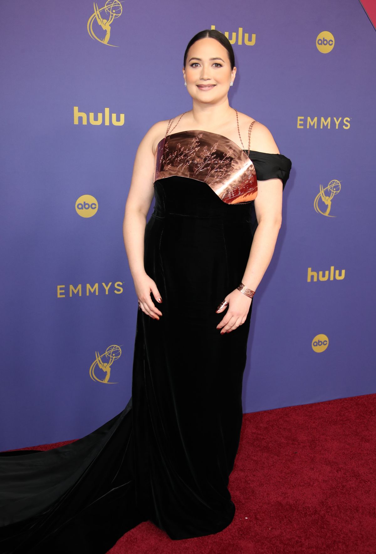 Lily Gladstone at 76th Emmy Awards at Peacock Theatre in Los Angeles