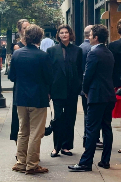 Linda Evangelista Arrives at Electric Lady Studios, New York 1