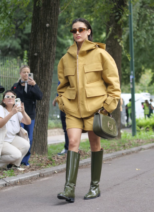 Livia Nunes Marques Attends Gucci Show in Milan