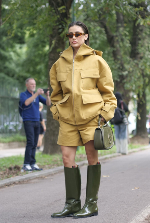 Livia Nunes Marques Attends Gucci Show in Milan 2