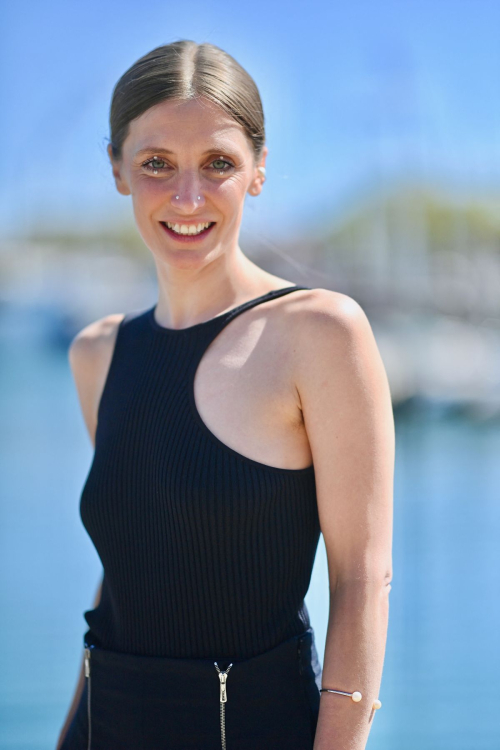 Lucie Debay at Fortune De France Photocall at La Rochelle Fiction Festival