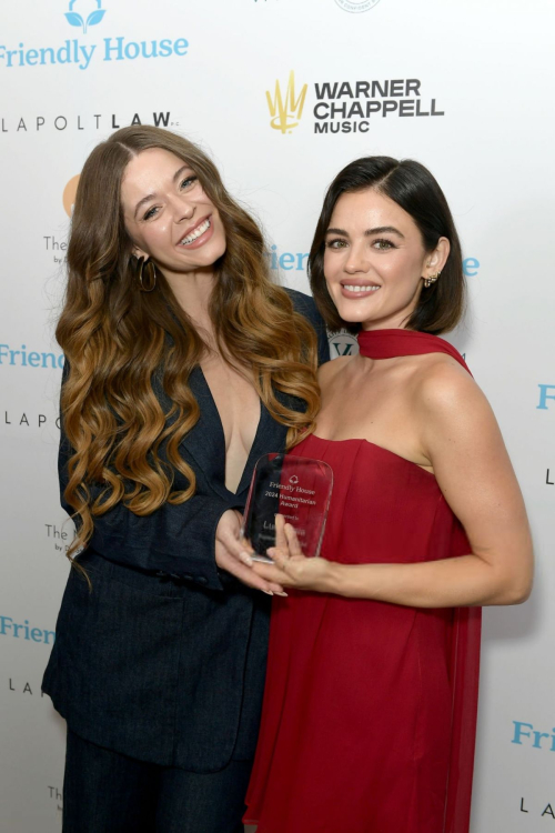 Lucy Hale and Sasha Pieterse at 34th Annual Friendly House Humanitarian Awards Luncheon Los Angeles