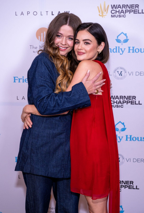 Lucy Hale and Sasha Pieterse at 34th Annual Friendly House Humanitarian Awards Luncheon Los Angeles 5