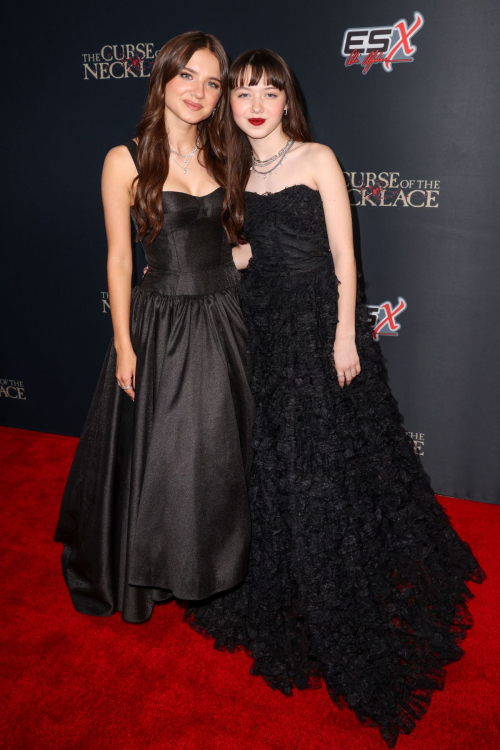 Madeleine and Violet McGraw at The Curse of the Necklace Premiere in Los Angeles