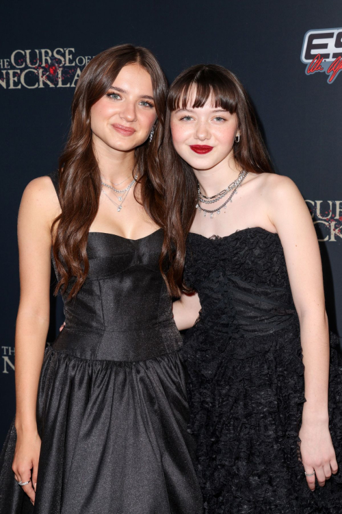 Madeleine and Violet McGraw at The Curse of the Necklace Premiere in Los Angeles 1