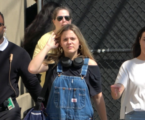 Maisy Stella Arrives at Jimmy Kimmel Live in Hollywood 3