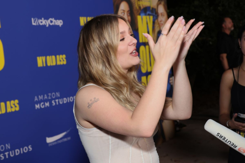 Maisy Stella at My Old Ass Special Campfire Screening in Los Angeles 4