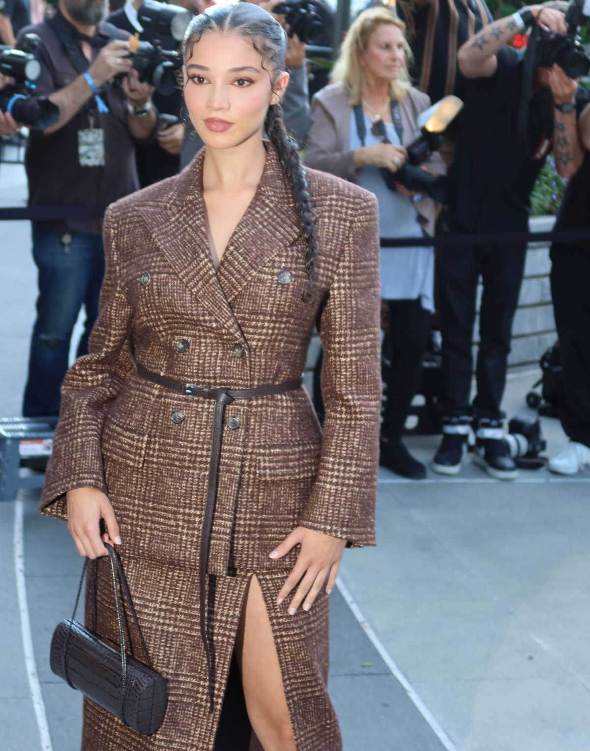 Malia Baker Arrives at Michael Kors Fashion Show New York