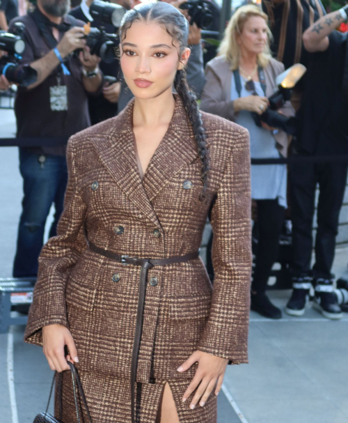 Malia Baker Arrives at Michael Kors Fashion Show New York 1