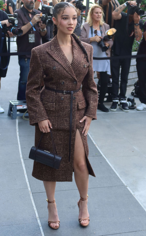 Malia Baker Arrives at Michael Kors Fashion Show New York 3