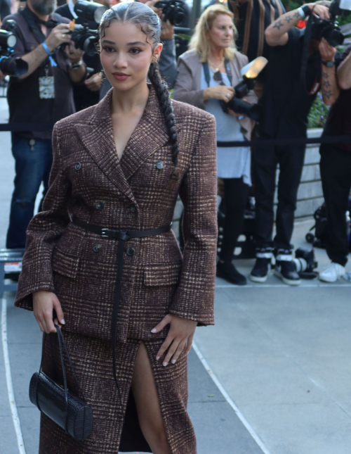 Malia Baker Arrives at Michael Kors Fashion Show New York 4