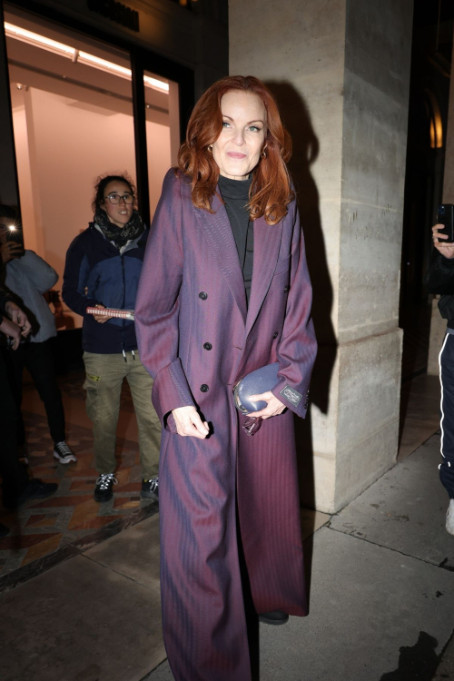 Marcia Cross at Vetements Party in Paris, September 2024 6