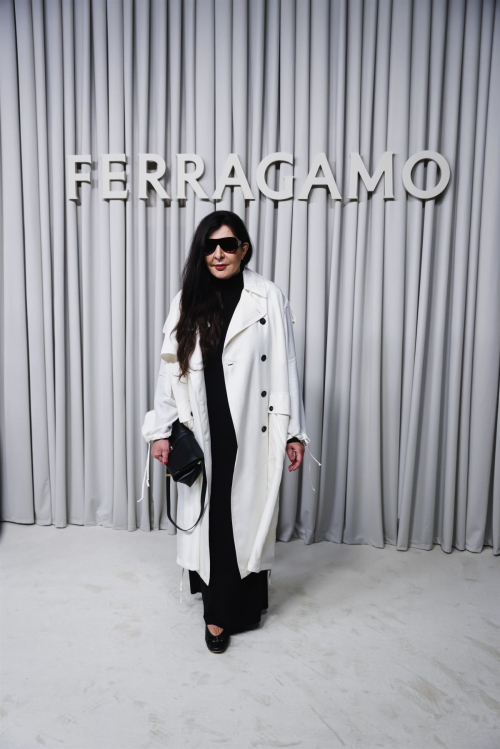 Marina Abramovic at Ferragamo Show at Milan Fashion Week 4