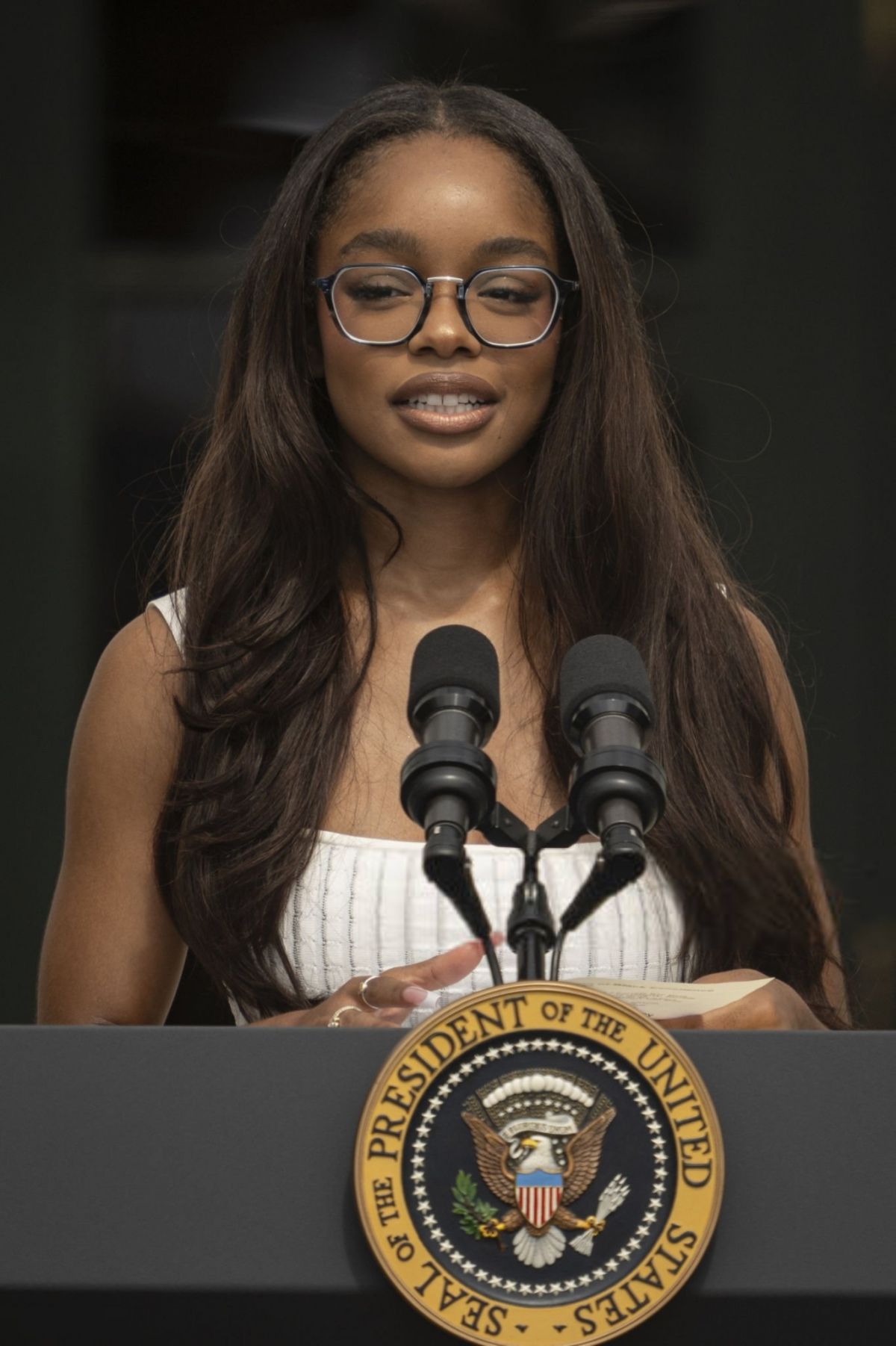 Marsai Martin Speaks at White House Brunch Celebrating Black Excellence in Washington DC